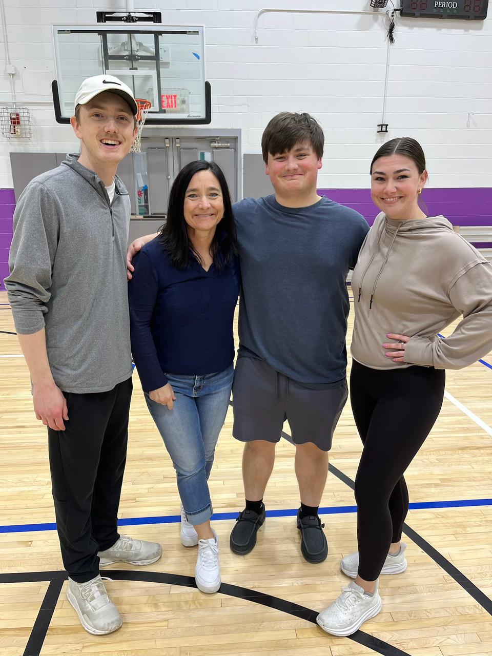 Weber family at drive