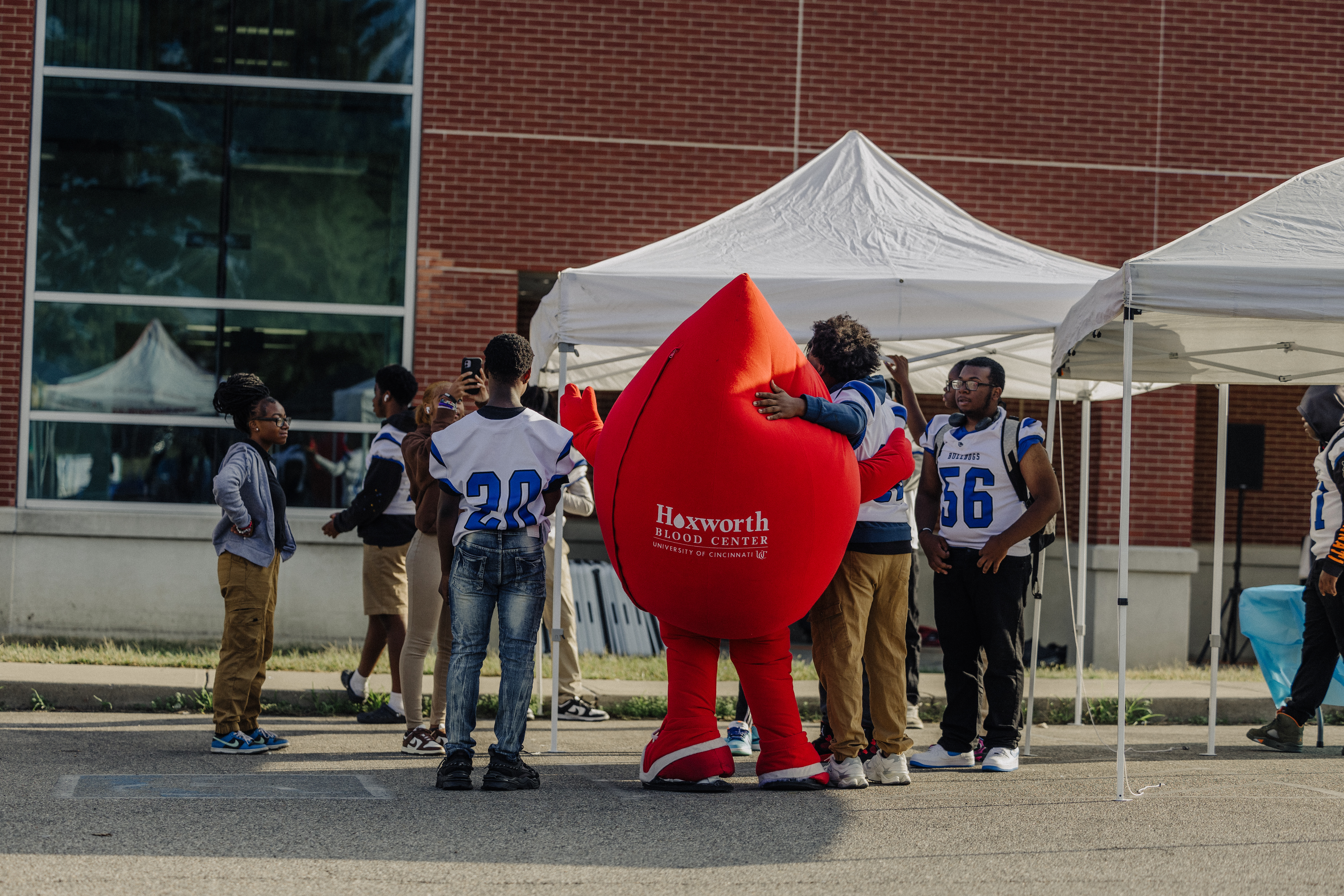 Students with Buddy