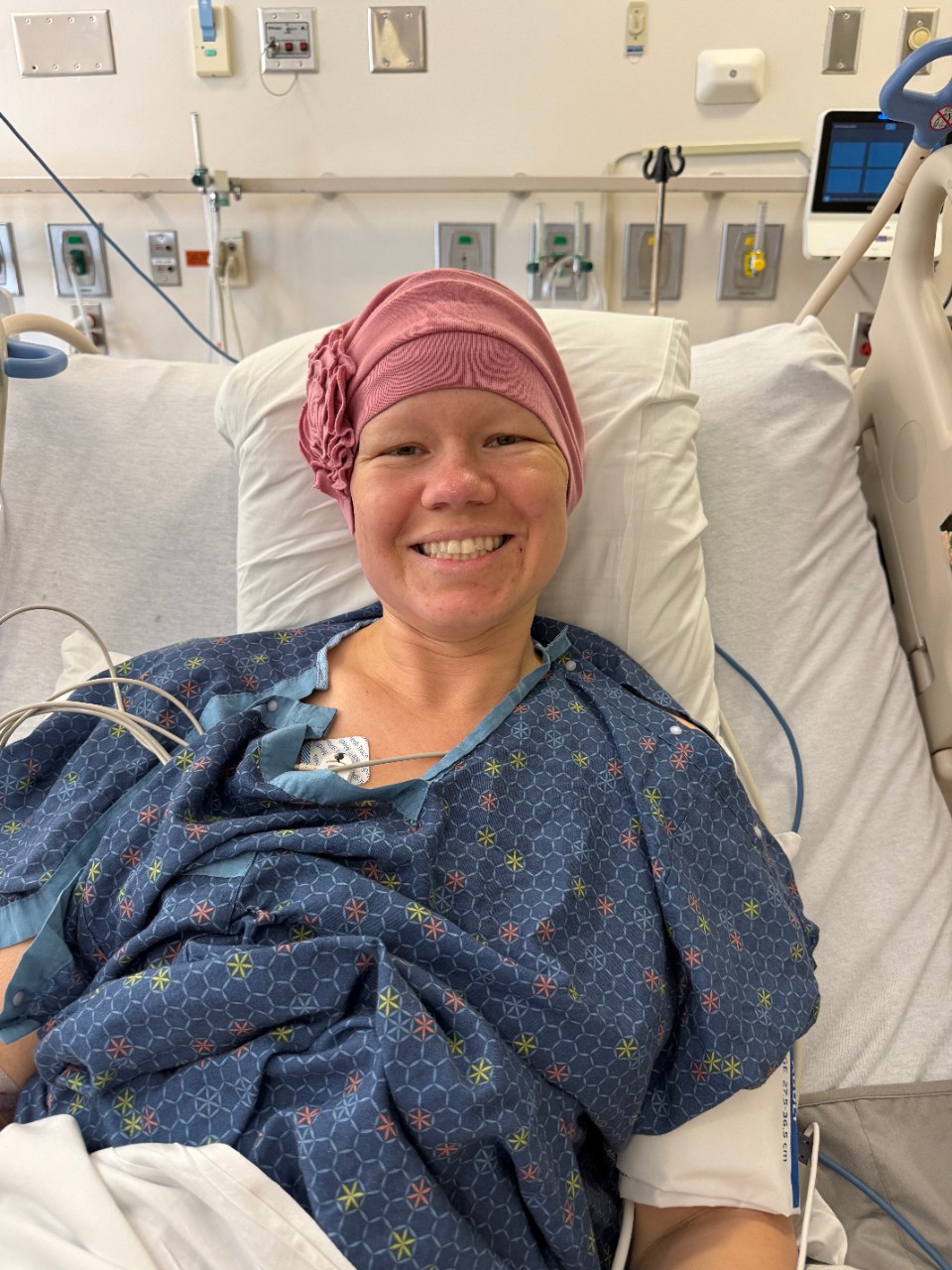 Jessica in the hospital