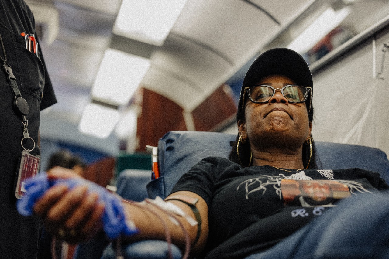 Blood Donor at Reco's Drive